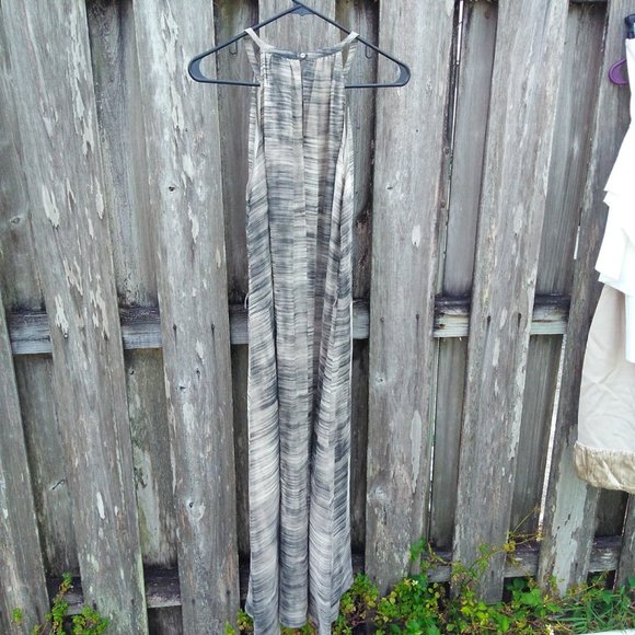 Eileen Fisher Womens Silk Brushstroke Print Midi Dress, Black, Medium - Picture 4 of 6